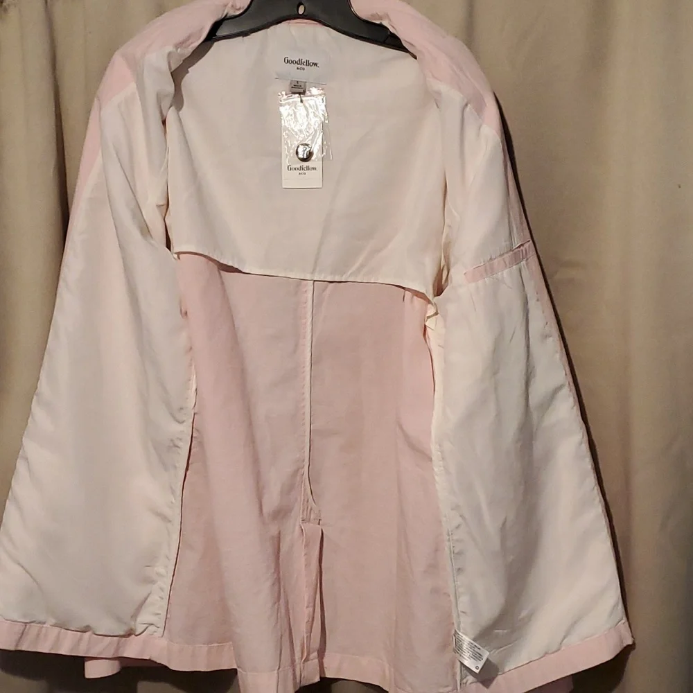 Pink Linen Blazer Sport Coat - Picture 6 of 7